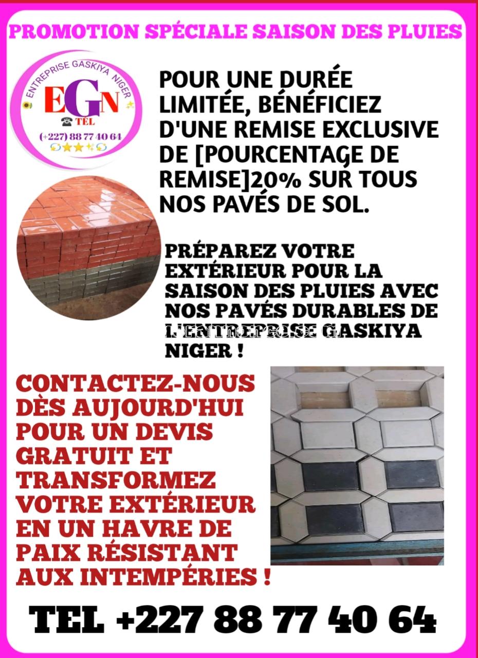 Pavé à vendre promotion | Niger annonce