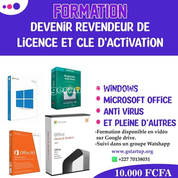 FORMATION REVENTE DES LICENCES | Niger annonce