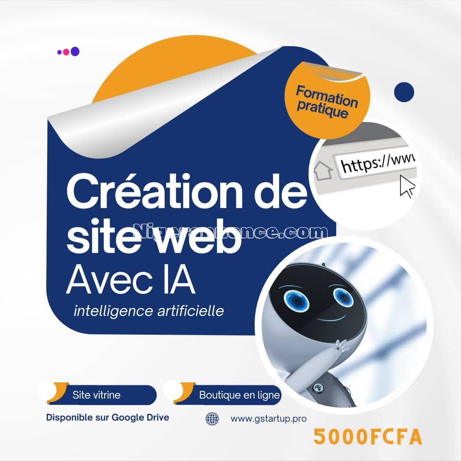 FORMATION CRÉATION DE SITE AVEC IA | Niger annonce