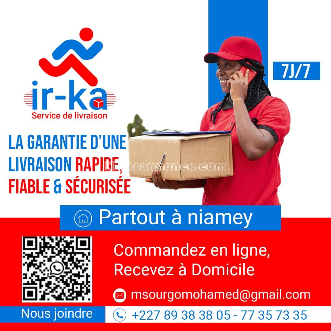IR-KA Livraison à Niamey | Niger annonce