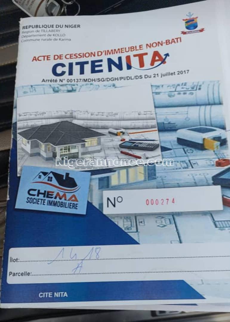 Îlot de 14 parcelles | Niger annonce