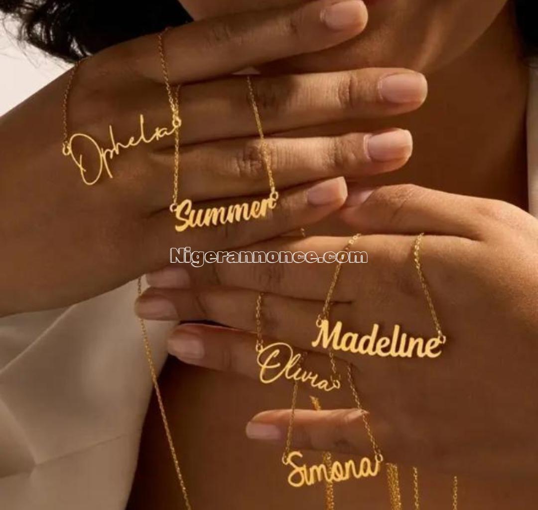 Bijoux personnalisés 💯 | Niger annonce