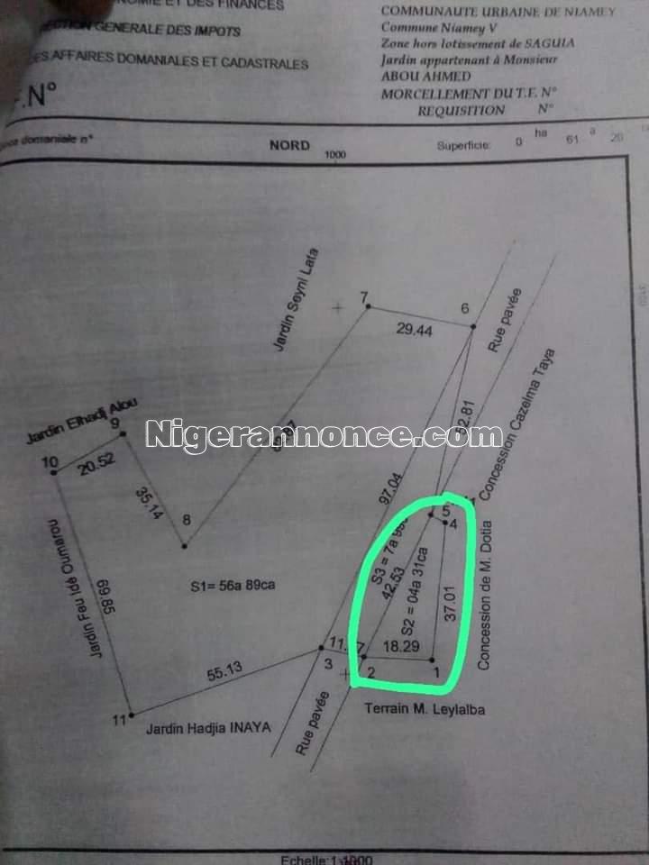 Parcelle de saguia | Niger annonce