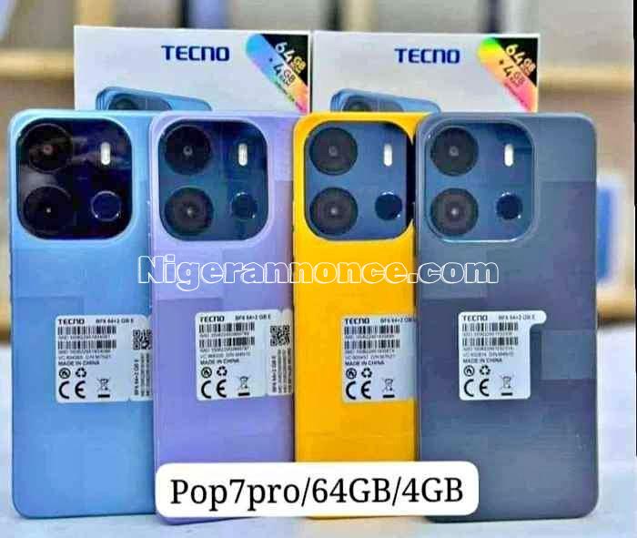 TECNO POP 7PRO 64G/4G Ram | Niger annonce