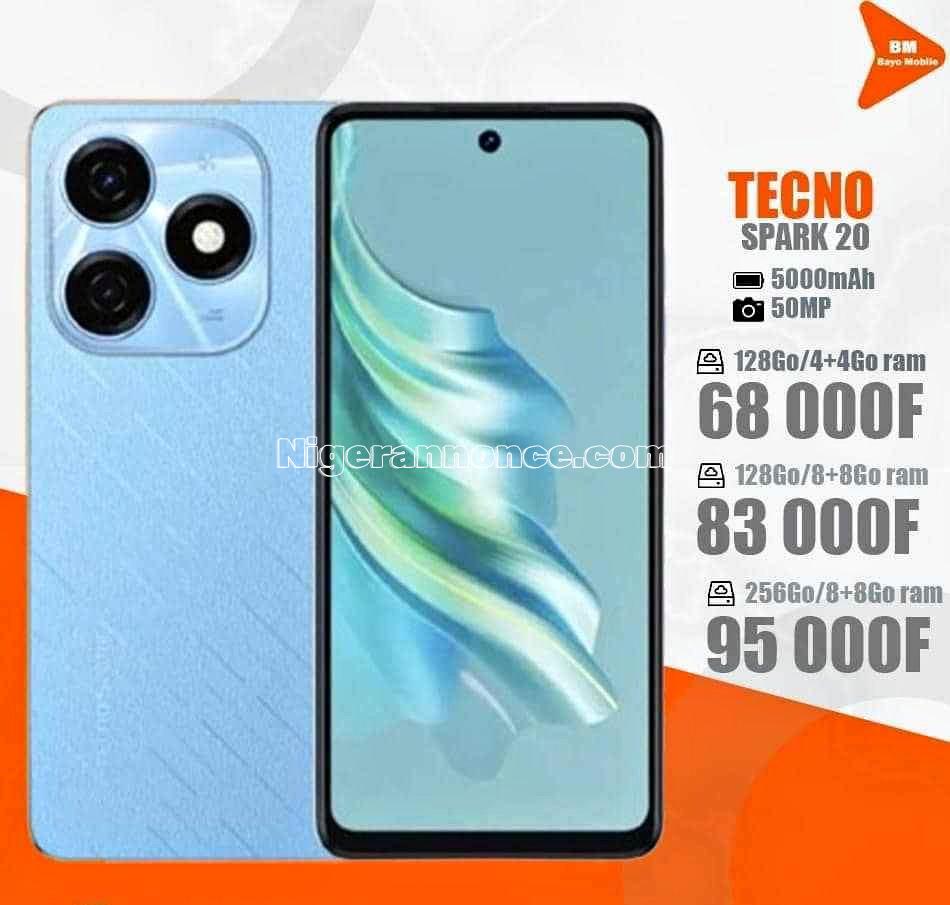 Tecno spark 20 authentique | Niger annonce